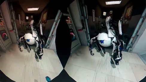 Valve har også snust på å lage VR-demoer. Denne ebrukte Portal 2-figurene.