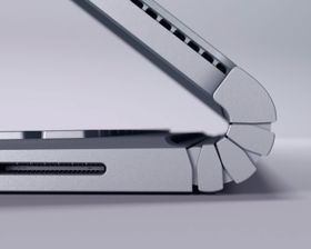 Festet på tastaturet til Surface Book er nokså utradisjonelt.