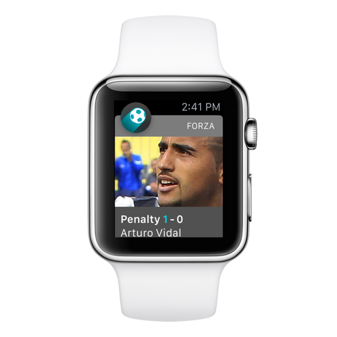 Forza Football på Apple Watch.