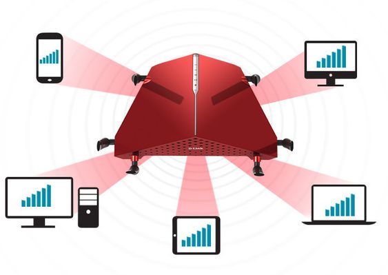 D-Link DIR-890L sender signalene direkte mot enhetene, ved hjelp av «SmartBeam», eller Beamforming, som teknologien egentlig heter.