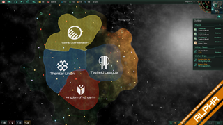 Oversiktskartet gir et greit bilde av hvem som styrer hvor. (Bilde: Paradox Interactive).