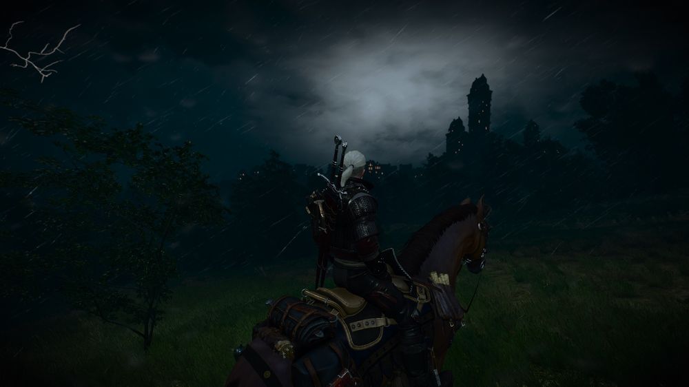 Geralt speider utover Novigrad.