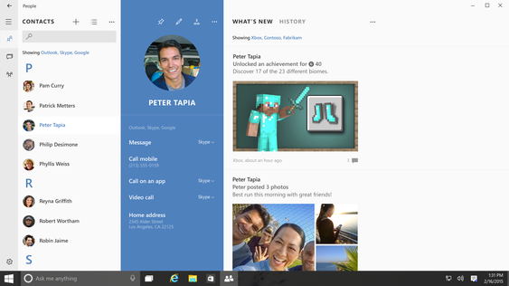 Skype-funksjoner vil bli integrert i meldingsappen.