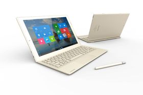 Toshiba lanserte også nylig det supertynne Windows-nettbrettet DynaPad.