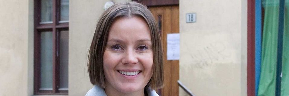 Homenet-sjef Nina Vesterby tester nå teknologien G-fast i et borettslag i Motzfeldts gate på Grønland i Oslo.