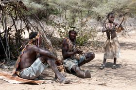 Hadza-folket fra Tanzania var blant urfolkene som deltok i undersøkelsen.