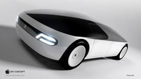 Slik mener en konseptartist at Apple Car kan se ut.