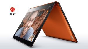 Yoga 900 i telt-modus.