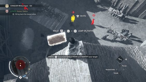 Med «Eagle Vision» kan du nå markere fiender.
