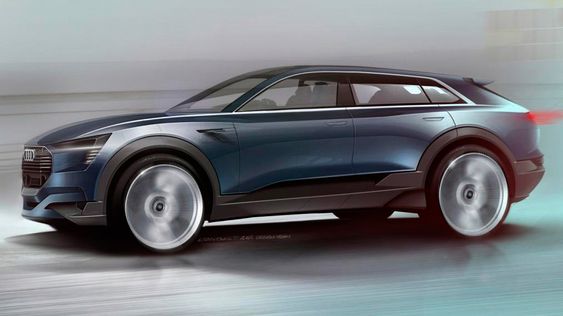 Audi skal vise frem et elektrisk SUV-konsept under bilmessen i Frankfurt. 