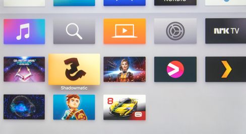 Noen av appene vi brukte da vi testet Apple TV.