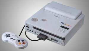 En litt annen variant, men fremdeles en tidlig PlayStation.