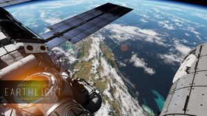 Romstasjonen ISS svever i bane 400 kilometer over jorda.