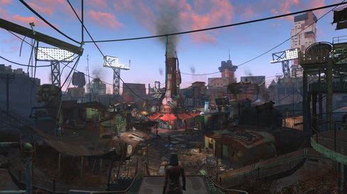 Diamond City - det siste tilfsluktssted i et lovløst land.