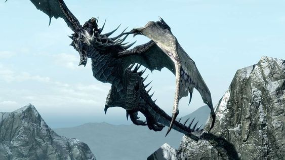 Drager har flyforbud i Falskaar. (Bilde: Bethesda Softworks).