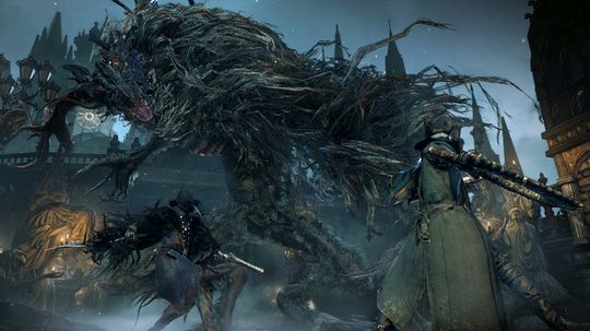Bloodborne tar veldig få snarveier. (Bilde: From Software).
