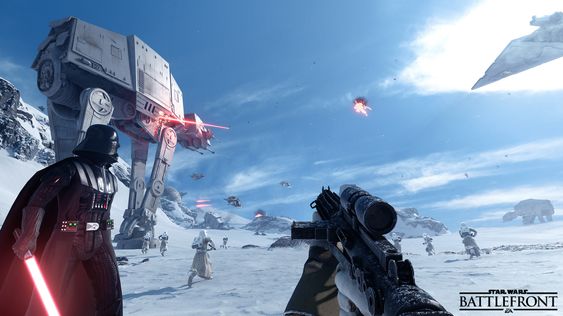 Kampene på Hoth er storslagne.