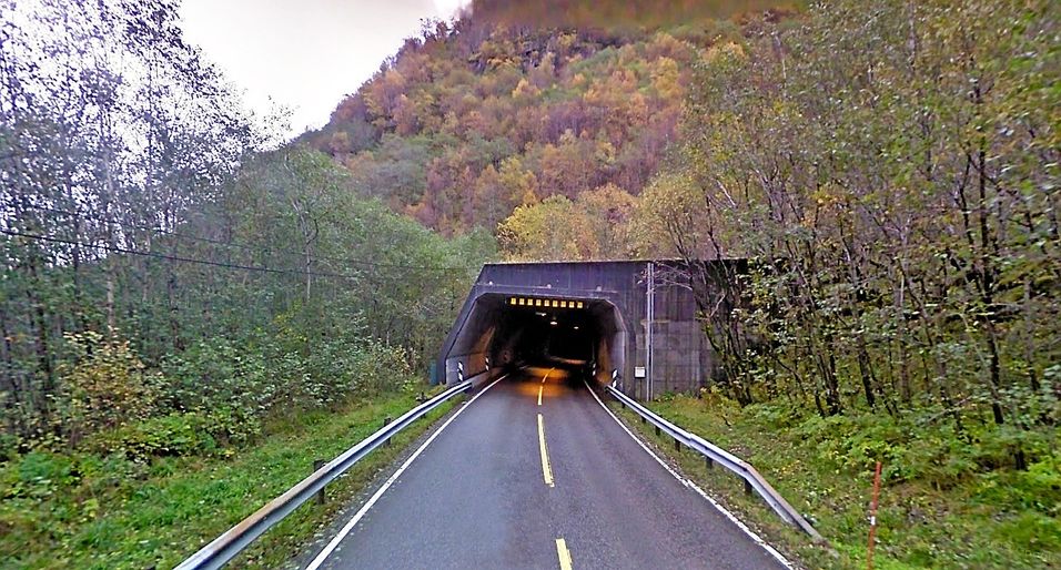 Høyangertunnelen stengt