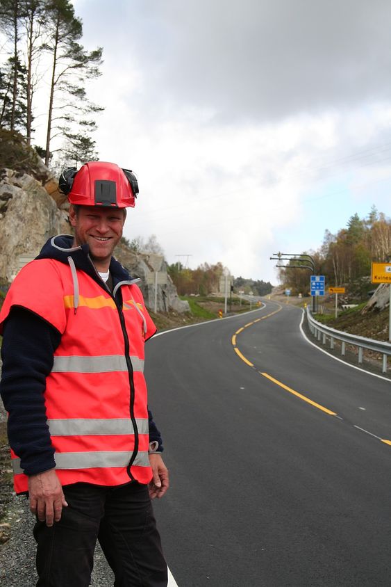 Byggeleder i Statens Vegvesen Bjørn Ivar Nedrejord har jobbet med fv 465 siden 2008. Nå avslutter han siste Listerpakkens siste prosjekt på vegen.