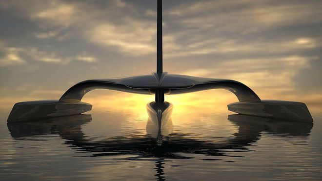 Trimaranen «Mayflower» skal krysse Atlanteren på vind- og solkraft