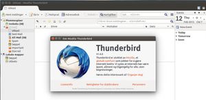 Slik ser Thunderbird ut i dag.