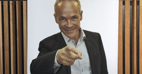 Skilt med Jan Tore Sanner.
