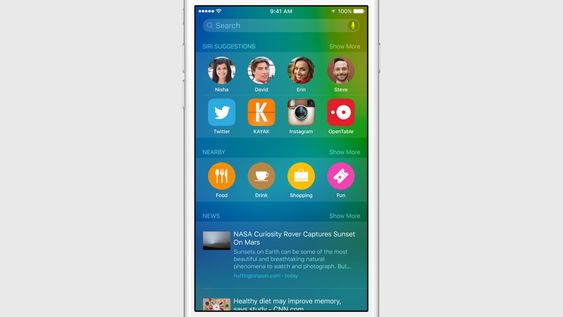 Siri vil foreslå apper, kontakter og annet innhold i iOS 9.