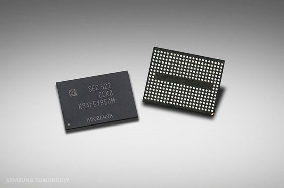 256-gigabit 3D Vertical NAND-flashminne fra Samsung