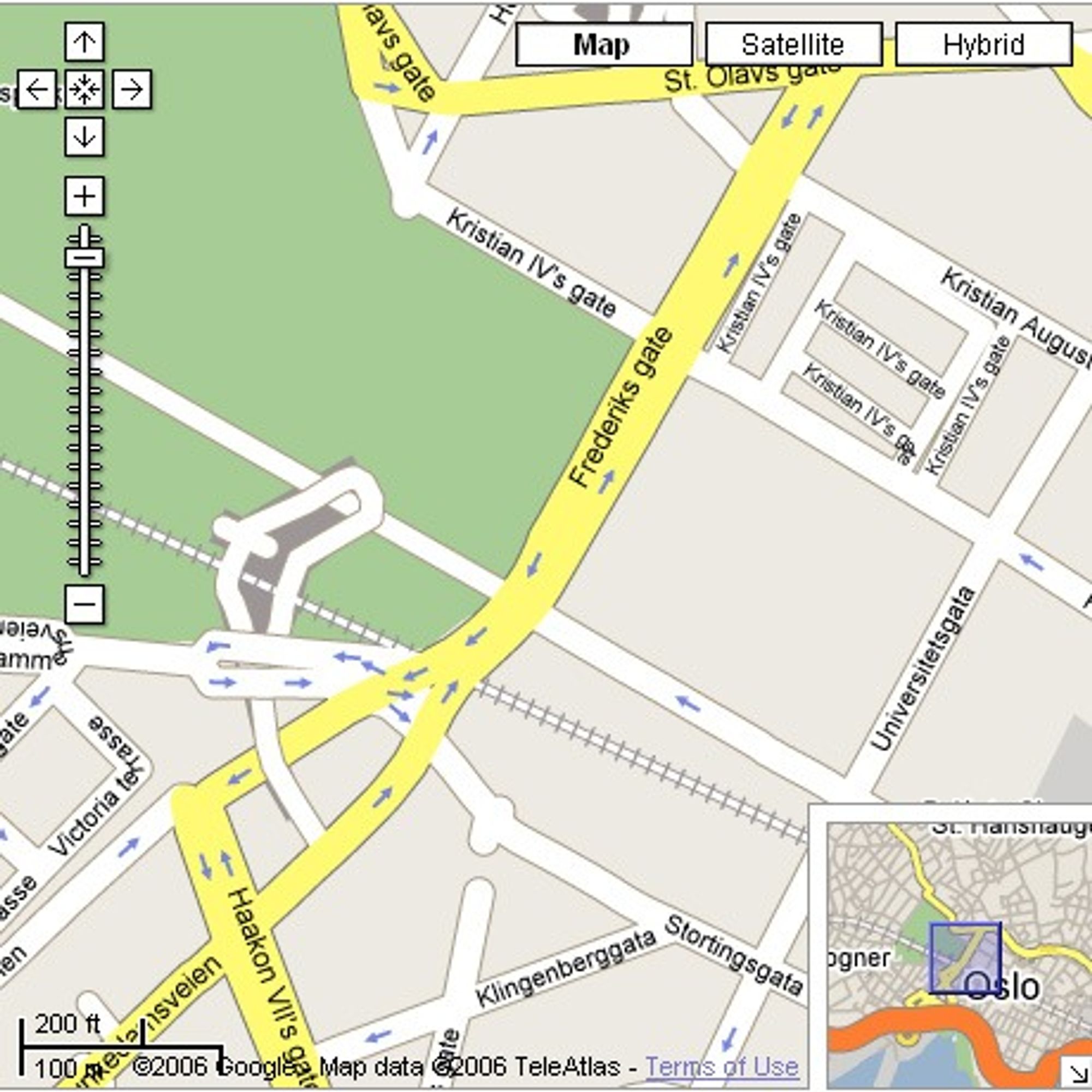 Google Maps med kartdata fra 2006.