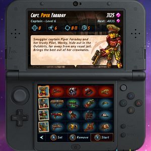 Bevæpnede damproboter i Steamworld Heist.