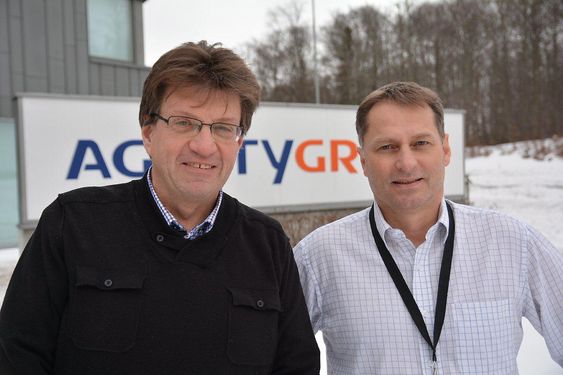 Fagleder for elektro, instrument og telekomm (EIT) Tore Selander (t.v.) sammen med engineeringssjef Steinar Hansen hos Agility Group styrer oppgraderingen av Sleipner.