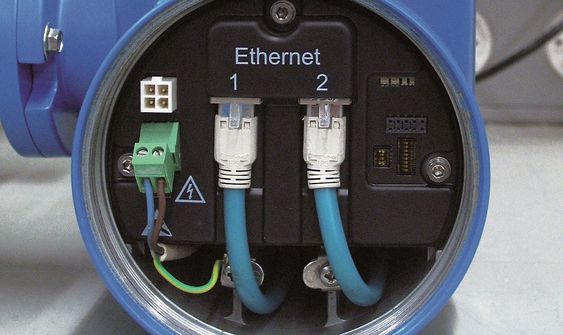 Fjordkjøkken kjører industrielt Ethernet (Ethernet/ip) rett i sine nye mengdemålere.