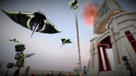 Byggverkene i The Tomorrow Children er aldri helt trygge.