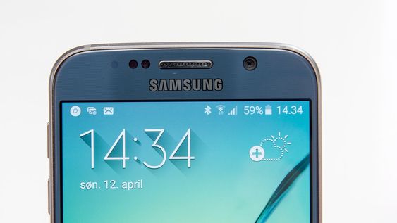 Galaxy S6 har god lyd under samtaler. 