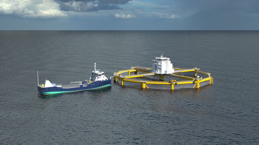 Ocean Farming skal plassere sin havmerd i Frøyhavet utenfor Trøndelag.