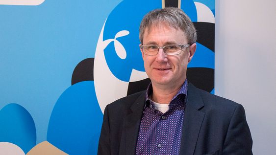 Sier minst mulig: Dekningsdirektør i Telenor, Bjørn Amundsen, ville ikke svare på spørsmål om dekningen på Øst- og Vestfoldbanen annet at det kommer en annonsering om dette i svært nær fremtid.