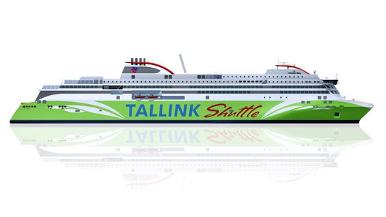 Passasjer- og bilferjen til Tallink blir 212 meter lang og kan ta 2800 passasjerer. Skipet skal levers i 2016. 