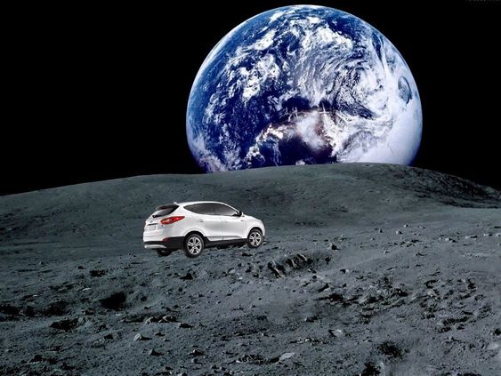 Hyundai ix35 fuel cell, eller Tucson som den heter i USA, har til sammen kjørt avstanden mellom Jorda og Månen.  
