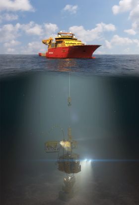 Konseptet til Optime Subsea Services er å bruke mindre og rimeligere fartøy til subseainstallasjoner.