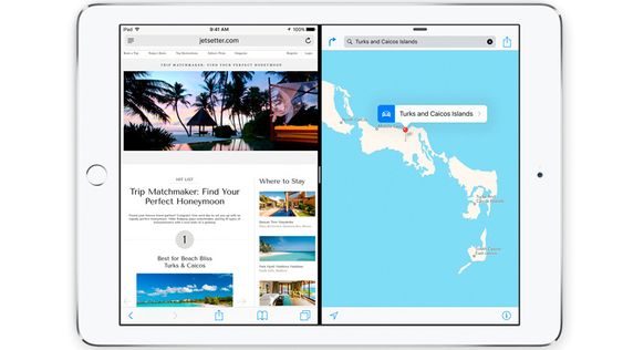 iOS 9 støtter to apper på samme tid dersom du har iPad. 