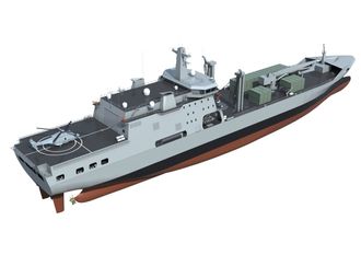 KNM Maud vil ha plass til to NH90-helikoptre, inkludert verksted og delelager.