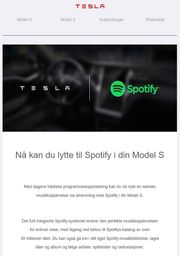 Tesla sendte ut nyhetsbrev til norske eiere om oppdateringen.