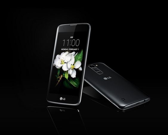 LG K7 får mindre tekstur på baksiden, men er fortsatt lekker.