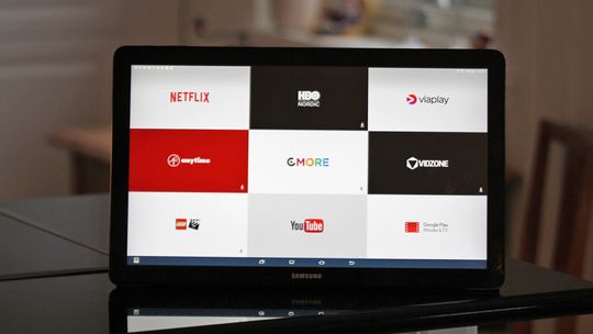 En helt super kjøkken-TV.