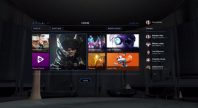 Oculus Home-grensesnittet. (Bilde: Oculus).