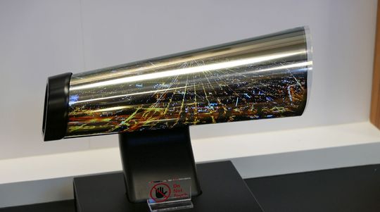 LGs rulle-TV var rett og slett imponerende.