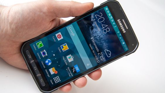 Galaxy S5 Active er lik i bruk som Galaxy S5. 