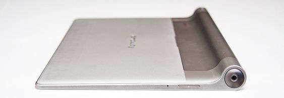 Yoga Tablet 10 er imponerende tynt på sitt tynneste punkt. 