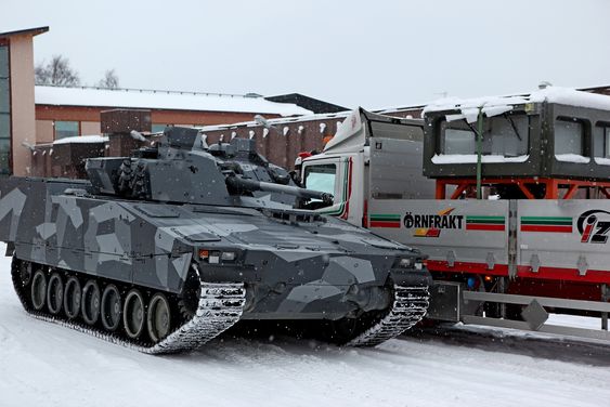 Norge har bestilt 144 nye/oppgraderte CV90-vogner som produseres her i Örnsköldsvik mellom Sundsvall og Umeå på den svenske østkysten. 