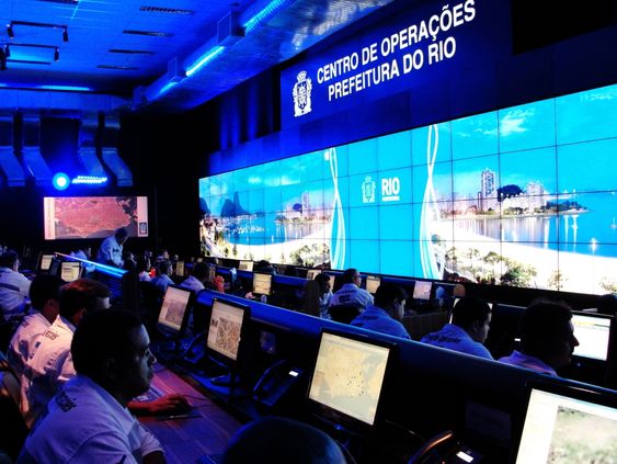 The new Operations Center in Rio provides the incident commander and responders with a single, unified view of all the information that they require for situational awareness.      
